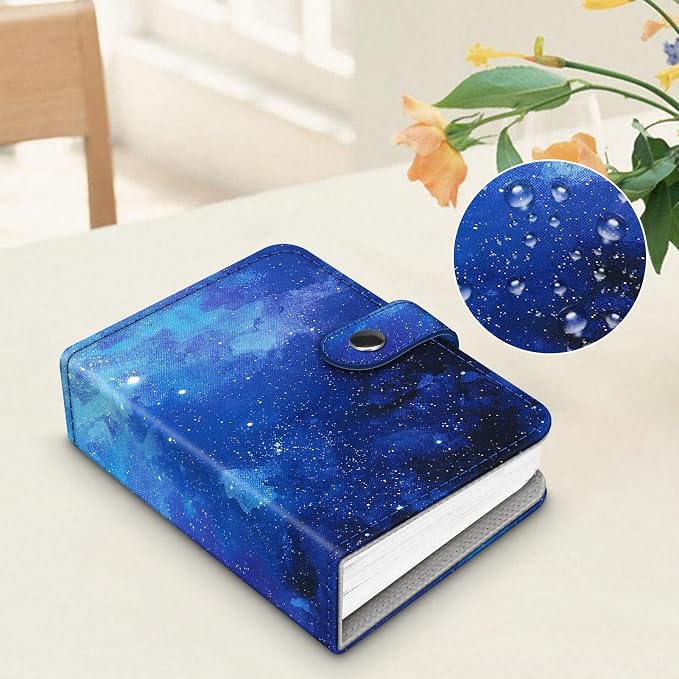 Fintie Mini Photos Album Book for 2x3 Inch Films - 52 Pockets Small Albums | For Fujifilm Instax Mini, Polaroid Hi-Print Pictures, Portable Kpop Photocard Holder, Travel Memory Book, Starry Sky - Image 6