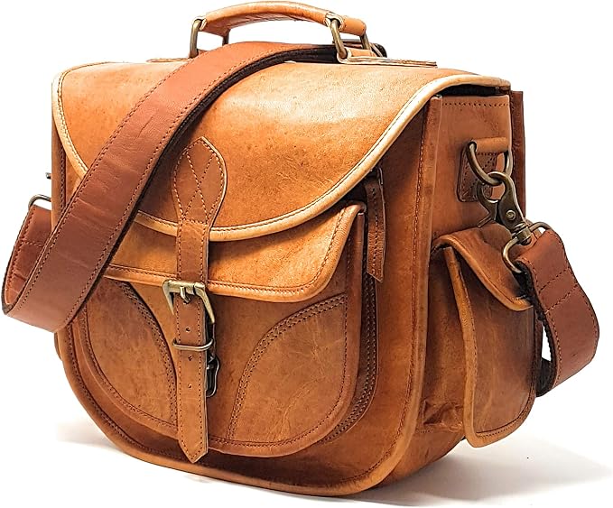 rofozzi Leather Camera Bag for Women, Vintage Crossbody Camera Bag with Removable Insert for Mirrorless & Small DSLR Cameras, Genuine Leather by rofozzi