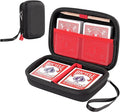 ProCase Hard Playing Card Game Carrying Case, Holds 300+ Cards -Black | Travel Storage Box, Compatible with UNO, Five Crowns, SKYJO, PlayMonster and More Card Games, Case Only by ProCase