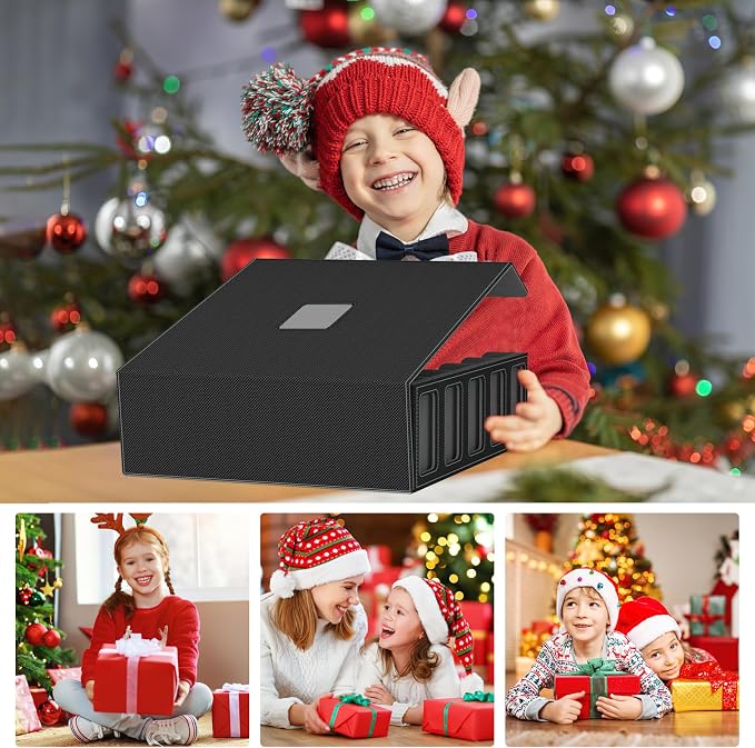 5 Row Trading Card Storage Box, Fit 4200+ Sleeveless Cards, Black & Grey | Large Capacity, Portable Handle, Include 30 Divider, 8 Supporters, 1 Dice Tray, Compatible for MTG/TCG/Magic Sports Cards - Image 8