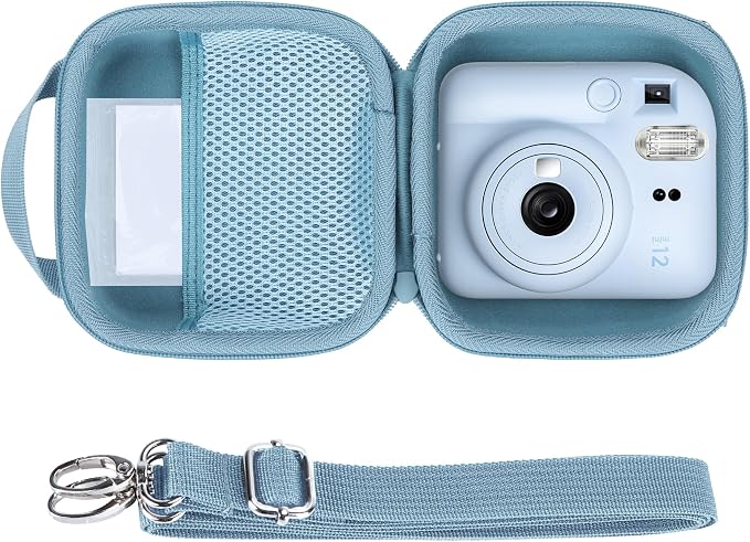 Lebakort Storage Case Compatible with Fujifilm Instax Mini 13/12 / 11 Instant Camera (Sky Blue Case) by Lebakort