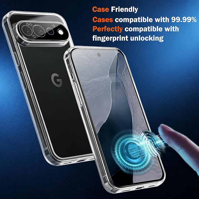 Ferilinso Screen Protector for Google Pixel Pro 11 mm Glass Case Friendly | 3 Pack, 9H+ Military-Grade Shatterproof, HD Clear, Easy Installation Bubble Free, with Camera Lens Protector - Image 7