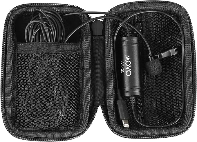 Movo LV1-DI Lavalier Microphone for iPhone & iPad – MFi Certified Lightning Clip-On Mic – 20ft Cable – for YouTube, TikTok, Podcasts, Interviews & Vlogging - Image 9