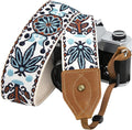 Padwa Lifestyle 2" Wide Classic Crazy Horse Art Cowhide Head Cotton Camera Straps for Photographers by PadwaLifestyleCameraStrap