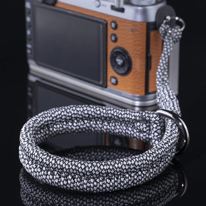 Paracord Camera Wrist Strap Lanyard-Quick Release for DSLR Mirrorless White | Adjustable wrist size,High-strength paracord material, lightweight 1.16oz, secure metal clasp,Fits Canon Nikon Sony Fuji - Image 8