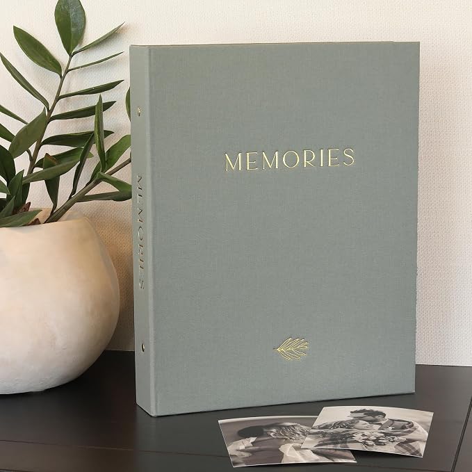 Beautiful Linen Photo Album For 4x6 Photos - Holds Up To 256 Pictures | Safely Stores Unique Memories - The Perfect Large Book for All Pictures of Treasured Family, Baby or Wedding Moments - Image 2