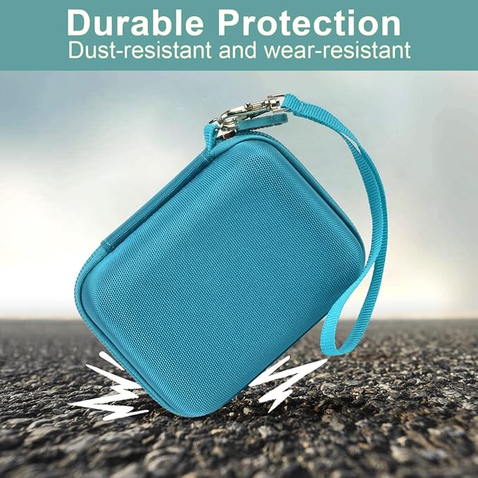 ALKOO Digital Camera Case for CAMKORY/Pouch for KODAK PixproDark Green | for Lecran/for VAHOIALD Point and Shoot Camera, Hard Carrying Case with Mesh Pocket, Compact for Vlogging, Travel and Storage - Image 5