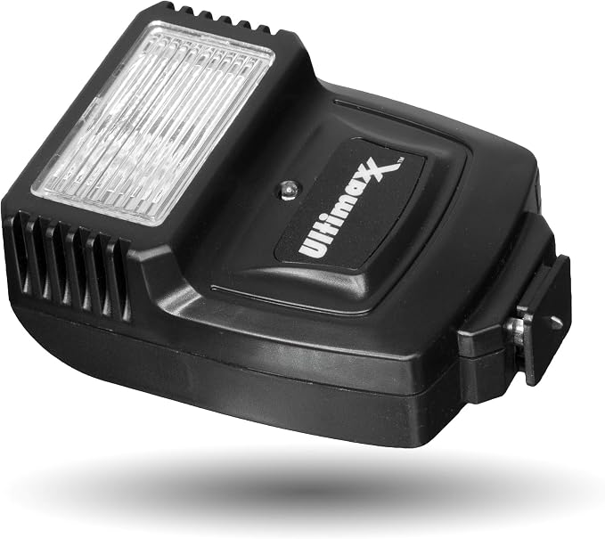 Ultimaxx Digital Slave Flash with Bracket for Canon, Nikon, Sony,Panasonic, Samsung, Fujifilm, Olympus, Pentax, and Other DSLR Cameras, Includes Metal Hot Shoe Flash Bracket - Image 3