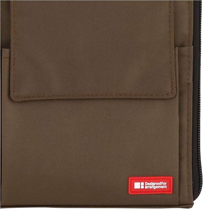 LIHIT LAB Laptop Sleeve with Storage Pockets (Bag-in-Bag), 10 x 13.8 Inches, Brown (A7554-9) - Image 9