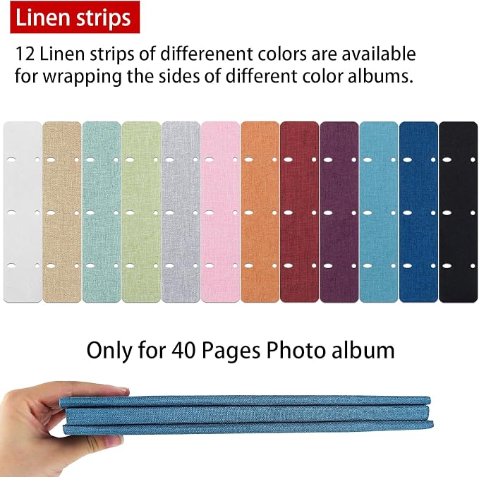 Vienrose Photo Album Self Adhesive Refill Pages 13x12.6 20 Pages | Self Adhesive Pages, 10 Sheets 20 Pages, Fits 13X12.6 Inch Photo Album, Clear Film - Image 3