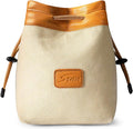 S-ZONE Soft Camera Bag DSLR Insert Handbag Drawstring Lens Case | Water-resistant Canvas, Drawstring Closure, Dust-proof, Scratch-resistant, Compatible with Canon Nikon Sony by S-ZONE