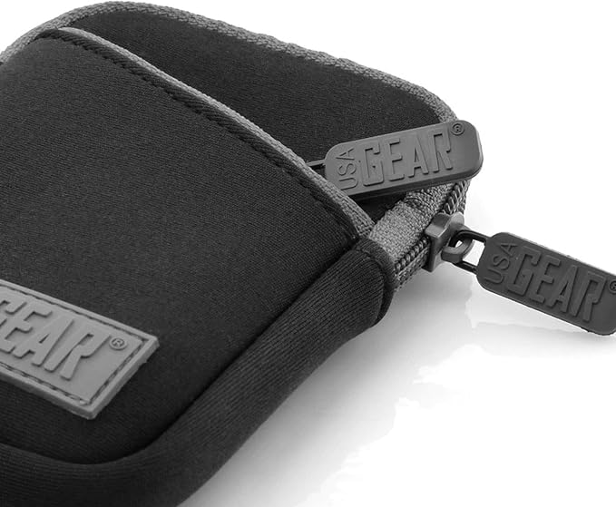 USA Gear Small Camera Pouch with Wrist Strap, Belt Loop - Small Digital Camera Case Fits Canon Powershot, Sony Cybershot, Nikon Coolpix, Kodak PIXPRO, G7 Mark iii - Fits 4.5 Inch Models - Image 7