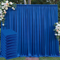 50ft x 10ft Wrinkle Free Royal Blue Backdrop Curtain for Party, Polyester Royal Blue Photo Backdrop Drapes 10 Panels 5x10ft for Birthday Photography Background Weddings Baby Shower Party by Outpain