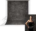 UrcTepics 8×10 ft Dark Grey Fabric Photo Backdrops, Classic Abstract Texture Backdrop for Headshots and Portraits, Vintage Photography Background for Studio and Events. by UrcTepics