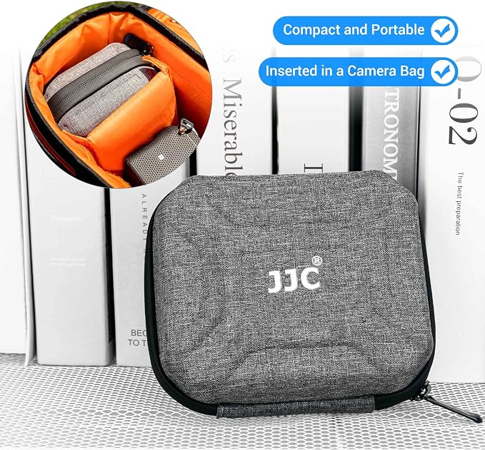 JJC 10 Pockets Hard Shell Lens Filter Bag Up to 95mm, Water Resistant & Dustproof, Camera Filter Pouch Carrying Case for Photography Round Filter with Microfiber Cleaning Cloth - Image 7