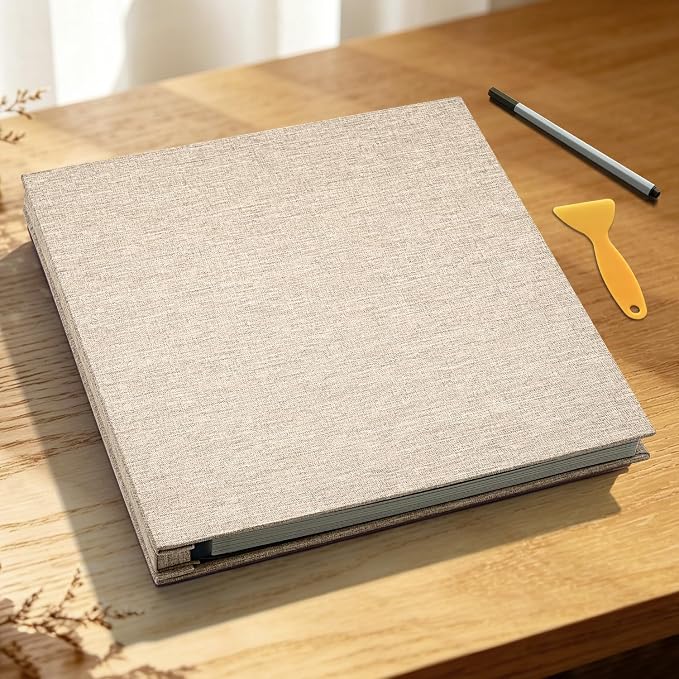 Large Photo Album Self Adhesive Scrapbook Album for 4x6 5x7 8x10 Pictures DIY Photo Book as Scrapbooking Supplies Kits, Birthday Gifts for Women Mom Wedding Baby Family Travel - Image 6