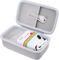khanka Travel Case for Polaroid Go Generation 3 Mini Instant Camera,White | Fits for Polaroid Go Generation 2(6282),Accessory Storage Pocket, Travel-Ready Portable Storage,Case Only by khanka