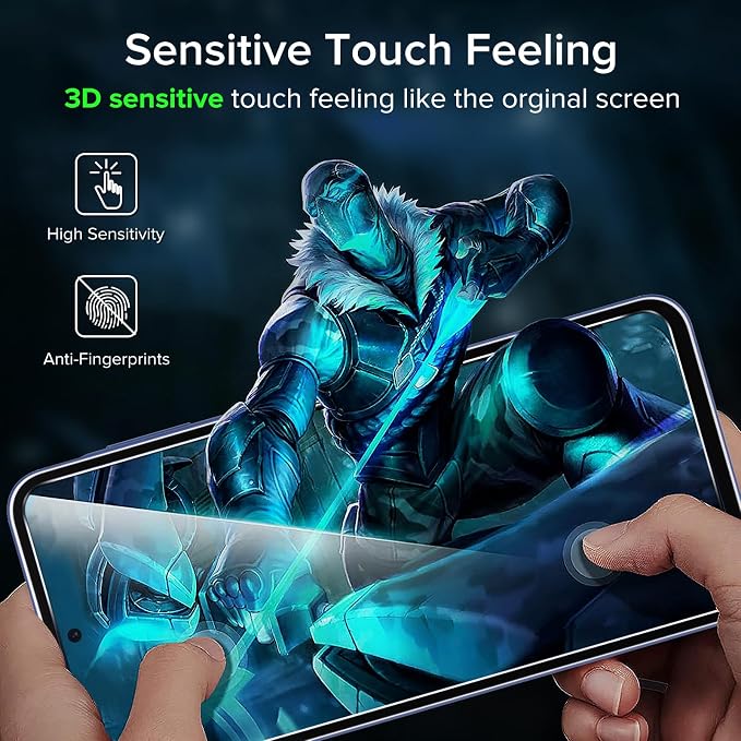 ivoler Screen Protector for Samsung Galaxy A57 5G Tempered Glass 3-Pack | with [Easy Installation Frame], Anti-Scratch Case Friendly Clear HD Film for Samsung Galaxy A57 6.7inch - Image 7