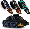Art Tribute Custom Black Regal Camera Strap - Add Your Text and We Make It Especially For You Get Your Own Personalized Stocking Stuffer & Christmas Gift Camera Strap, No Shipping Cost! by ArtTribute