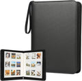 Veicevol 540-Pocket Album for Instax Mini & Polaroid 2x3 inch Photos, Black | Designed for Instax Mini and Polaroid 2x3 Photos, Cover with Zipper Closure, Large Capacity, Holds Up to 540 Photos Securely by VEICEVOL