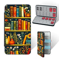 PERFECTSIGHT Switch Game Card Case, Switch 2 Game Holder Cartridge Case | Cute Flower Book Game Card Holder, 24 Game Cards Slots, 48 Micro SD Card Slots, Magnetic Closure, Hard Shell, Soft Lining by PERFECTSIGHT