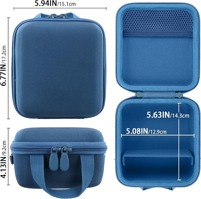 Case for KODAK PIXPRO AZ653/AZ401/AZ405/AZ425/AZ528 Digital Camera | Protective Storage Box, Portable Carrying Box, Smooth Zipper, Travel-ready, Shoulder Strap Covenient to Carry, Blue Case - Image 6