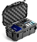 Evergreen Dry Box Tech Organizer – For Camera, Cables, Hard Drives, Memory Cards, Keys, Compatible with GoPro, Airtags (Large, PROFoam, Black) by EvergreenCases