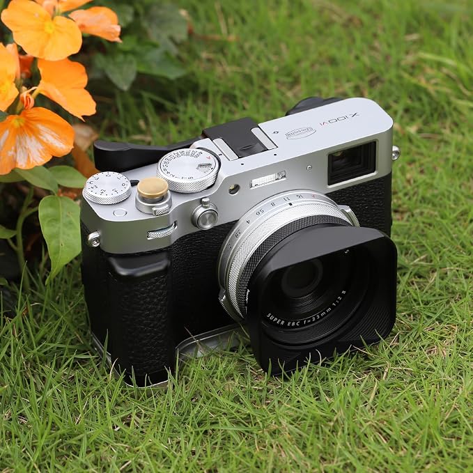Haoge THB-XVB Metal Thumb Up Rest Hand Grip for Fujifilm X100VI Fujinon X100V Camera Accessories Black Hot Shoe Thumb Up - Image 4