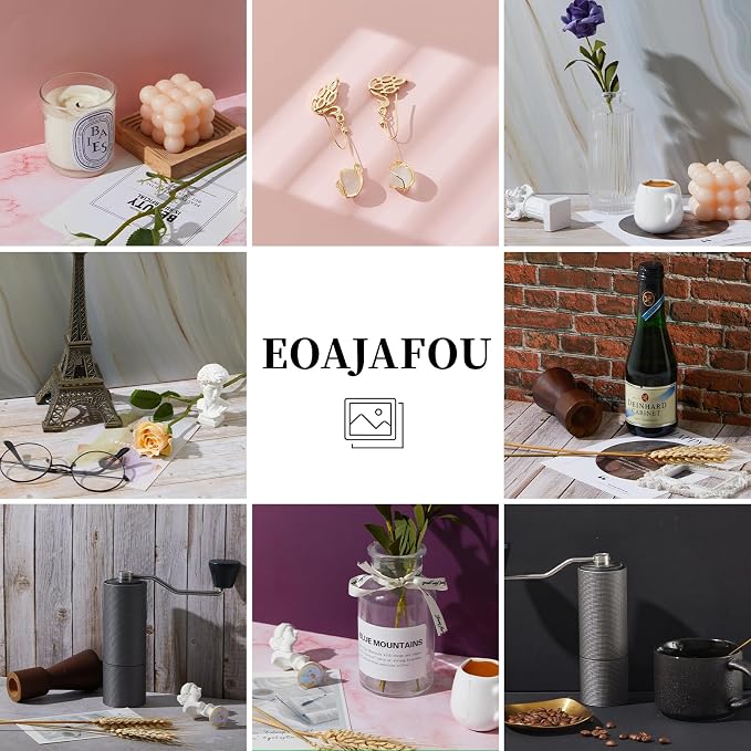 Product Photography Backdrops, 16x11.5 Inch Photo Backdrop Board Kit, 8Pcs 16 Patterns with 2Pcs Photo Shadow Maker for Makeup Product Shooting, Food Jewelry Cosmetics Photography - Image 3