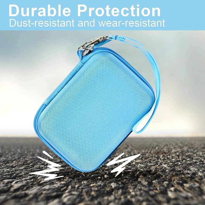 ALKOO Digital Camera Case for CAMKORY, Camera Pouch for KODAK Pixpro -Blue | for Lecran/for VAHOIALD Point and Shoot Camera, Hard Carrying Case with Mesh Pocket, Compact for Vlogging, Travel and Storage - Image 5