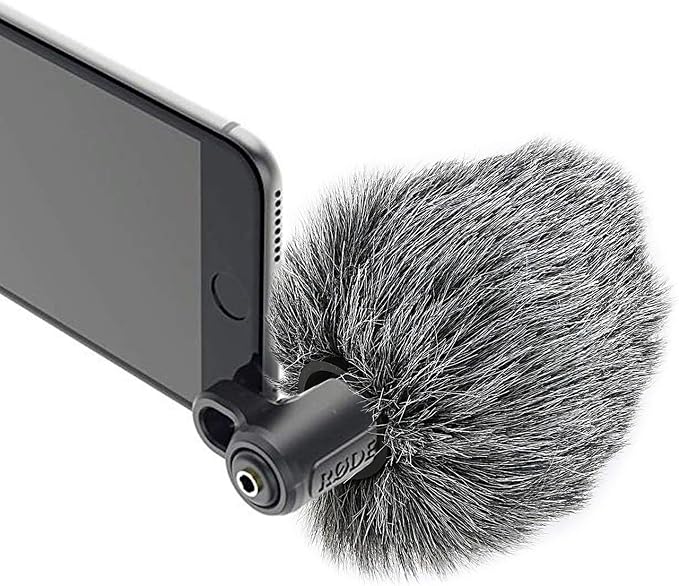 Furry Windscreen Muff, Mic Pop Filter/Foam Wind Cover fits for Rode VideoMicro and VideoMic Me Me-L Microphone by SUNMON - Image 4
