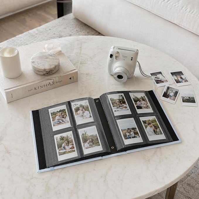 Beautiful Polaroid Photo Album for 2x3" Photos - Holds 240 Pictures | Safely Stores 240 Pictures of Unique Memories - The Perfect Instax Mini Compatible Book for Trading Collection Cards - Image 2