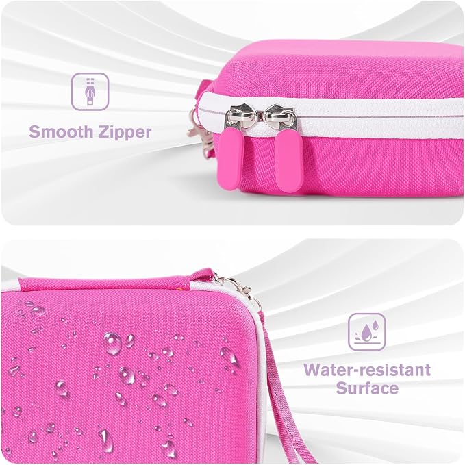 ProCase Hard Playing Card Game Carrying Case, Holds 300+ Cards -Pink | Travel Storage Box, Compatible with UNO, Five Crowns, SKYJO, PlayMonster and More Card Games, Case Only - Image 6