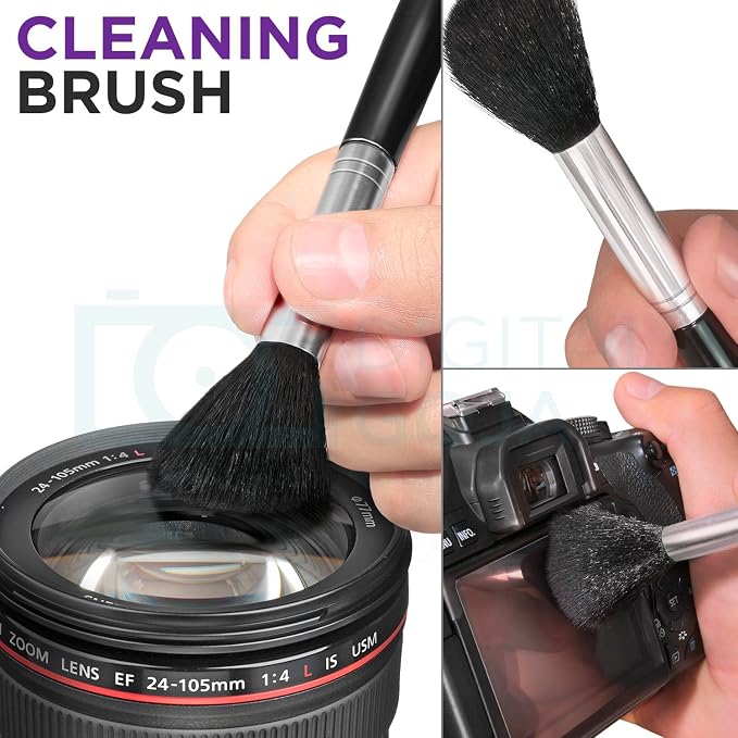 Altura Photo Camera Cleaning Kit, All-Natural Lens Cleaner, DSLR Mirrorless | Includes All-Natural Cleaner, Brush, Pen, Blower, Microfiber Cleaning Cloths & Tissue Wipes for Canon Nikon Sony DSLR Cameras - Image 9