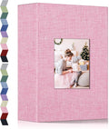 popotop Photo Album 4x6-200 Photos Photo Books with 200 Horizontal Pockets,Linen Cover Albums for Family Wedding Anniversary Baby Vacation Pictures by Popotop