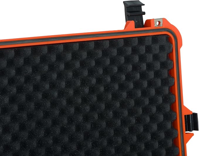 MEIJIA All Weather IP67 Waterproof Hard Camera Case,Hard Protective Case,Hard Case with Customizable Foam,Fit Use of Drones,Camera,Equipments,Pistols(Orange,20.62 x16.85x8.11inches) - Image 3