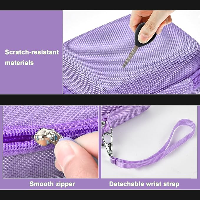 ALKOO Digital Camera Case for CAMKORY, Camera Pouch for KODAK Pixpro -Purple - Image 4