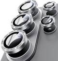Hoerrye for Samsung Galaxy S26 Ultra Camera Lens Protector - [Top 9H+ Tempered Glass - 12FT Military Grade] Case Friendly Invisible Fit Camera Screen Protector Cover Accessories,Bling Silver | Top 9H+ Tempered Glass, 12FT Military Grade, Case Friendly,... by Hoerrye