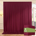 40ftx10ft Wrinkle Free Maroon Backdrop Curtains for Parties, Thick Fabric Burgundy Photo Backdrop Drapes 8 Panels 5x10ft for Weddings Birthday Photography Background Curtains by ENJOYYOURPARTY