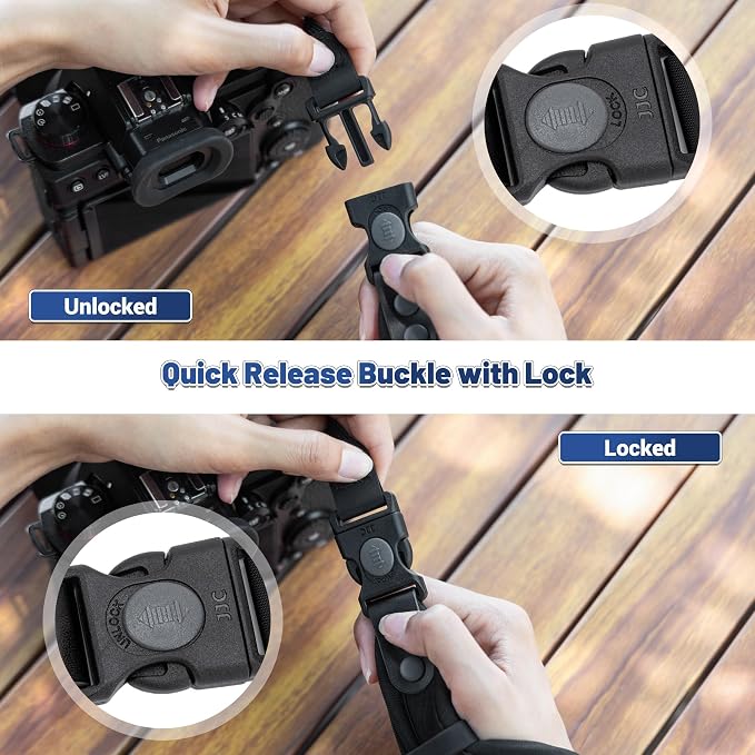 Upgraded Quick Release Soft Neoprene Camera Hand Wrist Grip Strap with Sliding Lock for Canon EOS R5 R6 Mark III II V R1 R RP R3 ZR Z5II Z6III Z6II Z50II Z9 P1100 A1 II A9III XM5 XT50 GFX100RF S1R II - Image 3