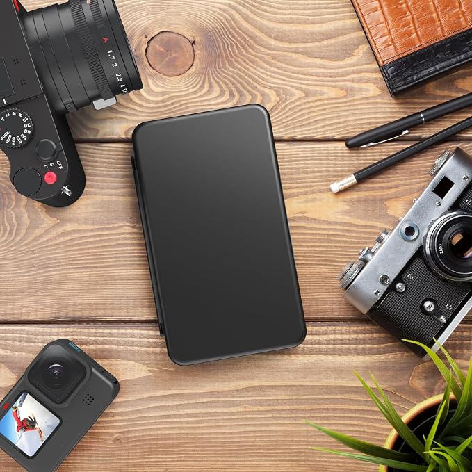 HEIYING SD Card Holder with 40 Precise Slots for SDXC SDHC Micro SD Cards | Portable SD Card Case, Hard ABS Shell with Soft Silicone Lining, Precise Card Slots,Magnetic Closure for Neat Storage - Image 7