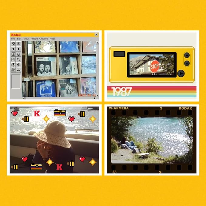 KODAK CHARMERA Keychain Digital Camera Blind Box Single Box (1PC),Mini Camera,Digicam,Video Recording,Bag Charm,1.6 Megapixels,Micro SD Card Slot,for Beginners Teens and Adults - Image 7