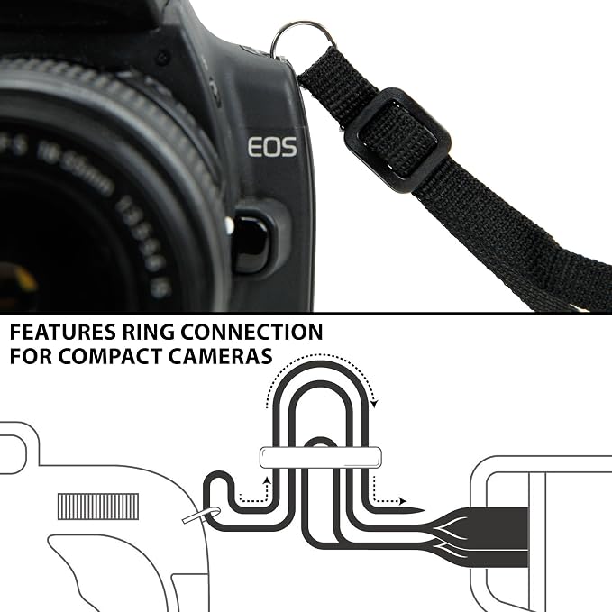 USA Gear DSLR Camera Strap Chest Harness with Quick Release Buckles, Southwest Neoprene Pattern and Accessory Pockets - Compatible with Canon, Nikon, Sony Point and Shoot and Mirrorless Cameras - Image 7