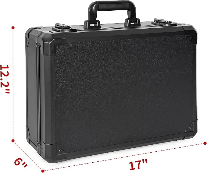Protective Hard Case Shockproof Water-resistant with Customized DIY Foam Insert fit for Camera, Laptops, etc, 17 X 12 X 5-Inch - Image 6