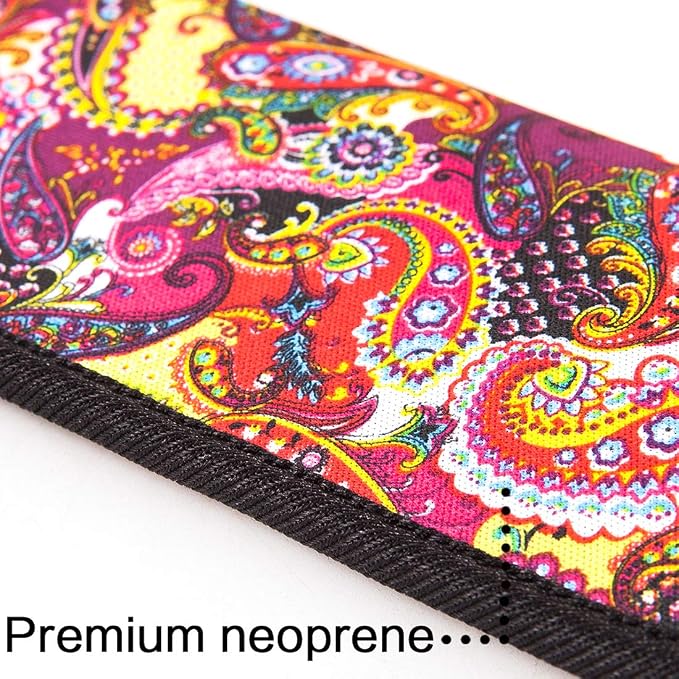 TRIUMPH VISION 3 Pack Reading Glasses Pouch Soft Case Eyeglass Sleeve Slim | Alternative to Bulky Case in bag, Lightweight Lined Padded Protect Optical lens Slip in, Cute Pattern Portable for Daily Use - Image 4