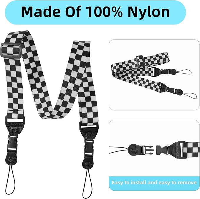 3 Pack Adjustable Shoulder Strap, iPad Strap Nylon Neck Lanyard | for iPad/Samsung Tablet Case,Camera Binocular Crossbody Laptop Luggage Bag - Image 4