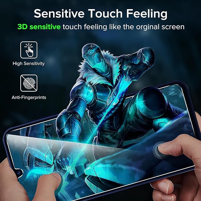ivoler Screen Protector for Samsung Galaxy A17 5G/ A16 5G Tempered Glass | 2 Pack with [Easy Installation Frame], Anti-Scratch Case Friendly Clear HD Film for Samsung Galaxy A16 6.7 inch - Image 7