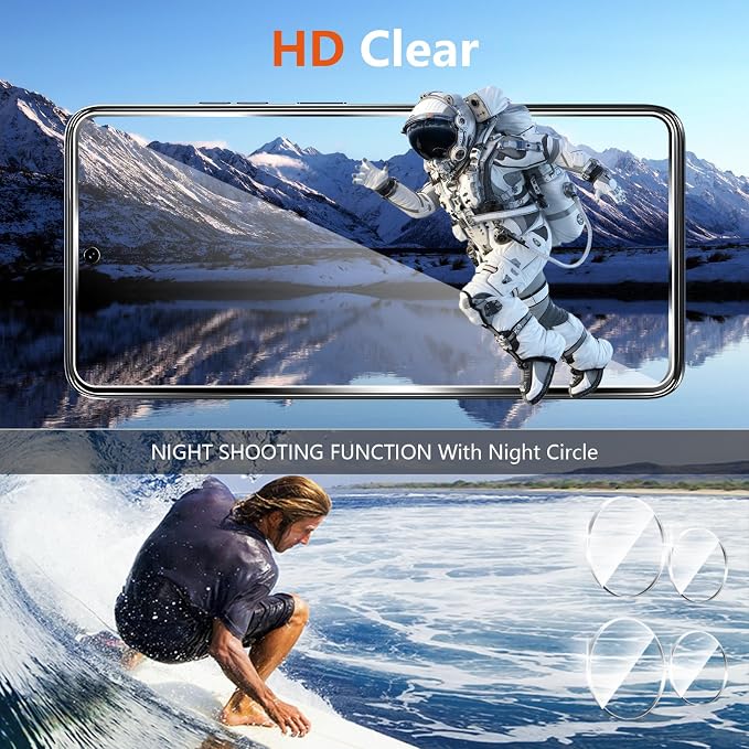 (3+2 Pack) Designed for Motorola Moto G 5G 2025 Tempered Glass Screen Protector + Camera Lens Protector,[3D Touch][Bubble-Free][Anti-Scratch] Screen Protector Glass For Motorola G 5G 2025 - Image 7
