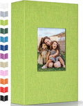 Artfeel Photo Album 4x6 with 300 Pockets,Slip-in Picture Albums,Linen Cover Memory Book with Front Window,White Page Vertical Photo Book for Wedding,Family,Anniversare,Baby,Vacation by Artfeel