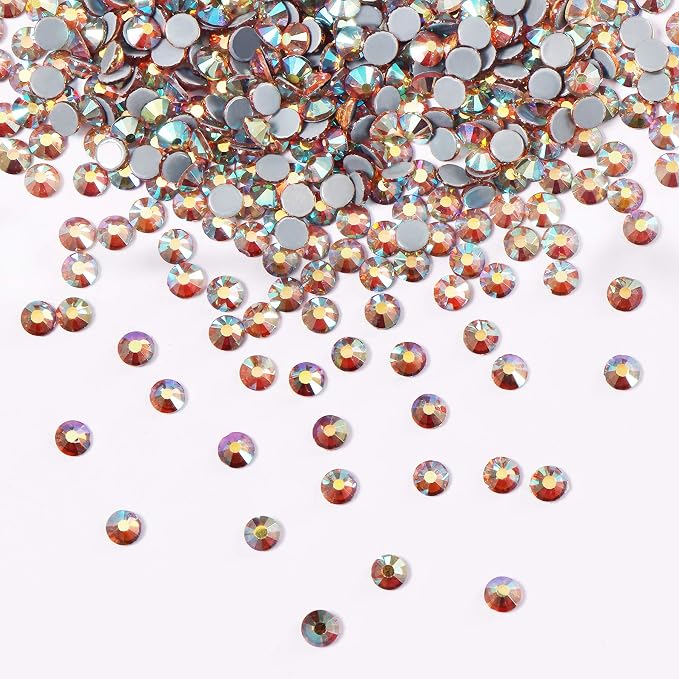 Jollin Hotfix Rhinestones Flatback Crystal Gems 4.8mm SS20, Dawnlight | 1440pcs Hot Fix Crystals Glass Rhinestones for Bedazzling, Crafting, Clothes, Shoes & Accessories DIY Decoration - Image 2